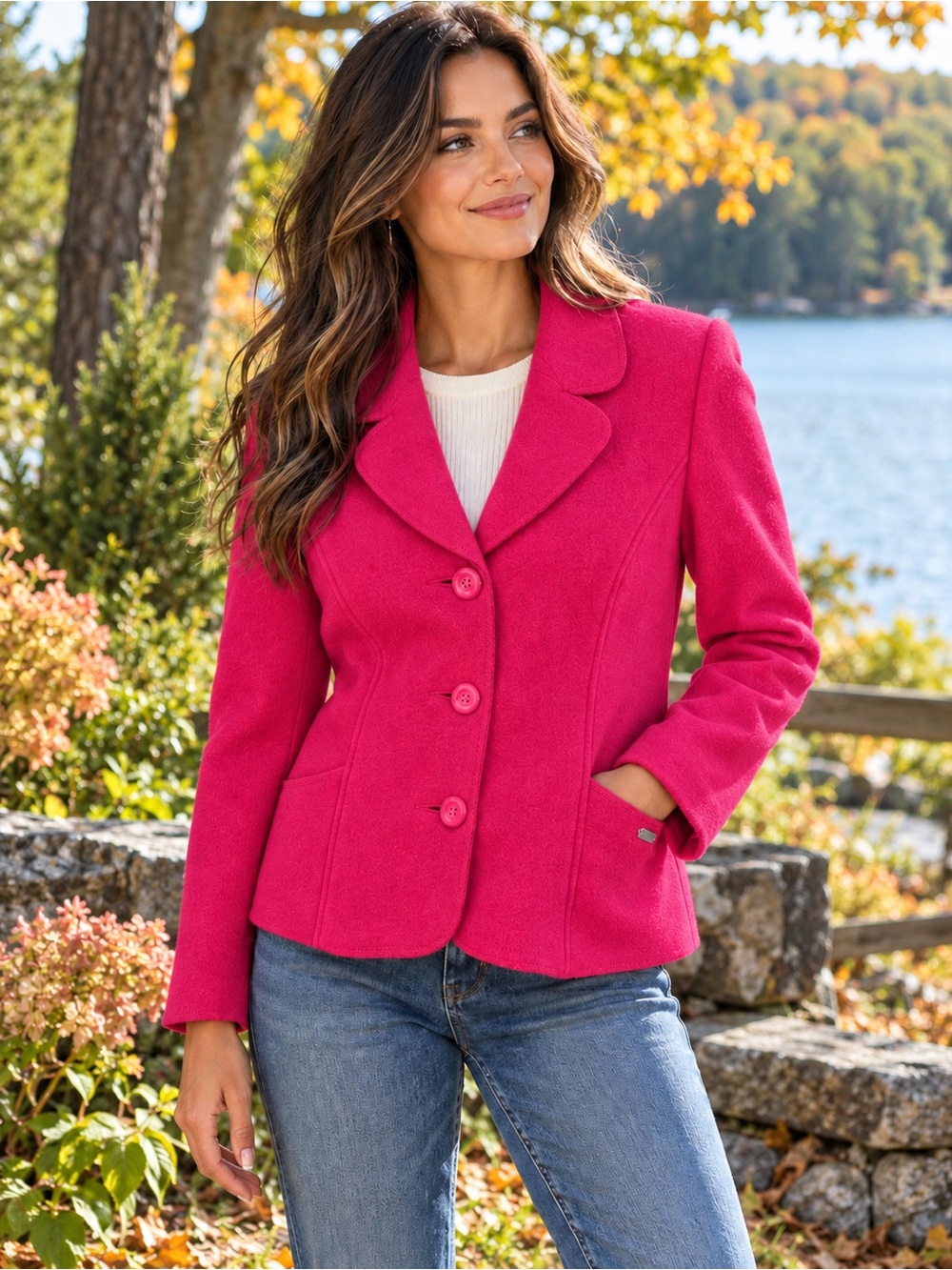 GEIGER Austria Luxury Pure New Wool Blazer Jacket – Super Light Walk - NWT